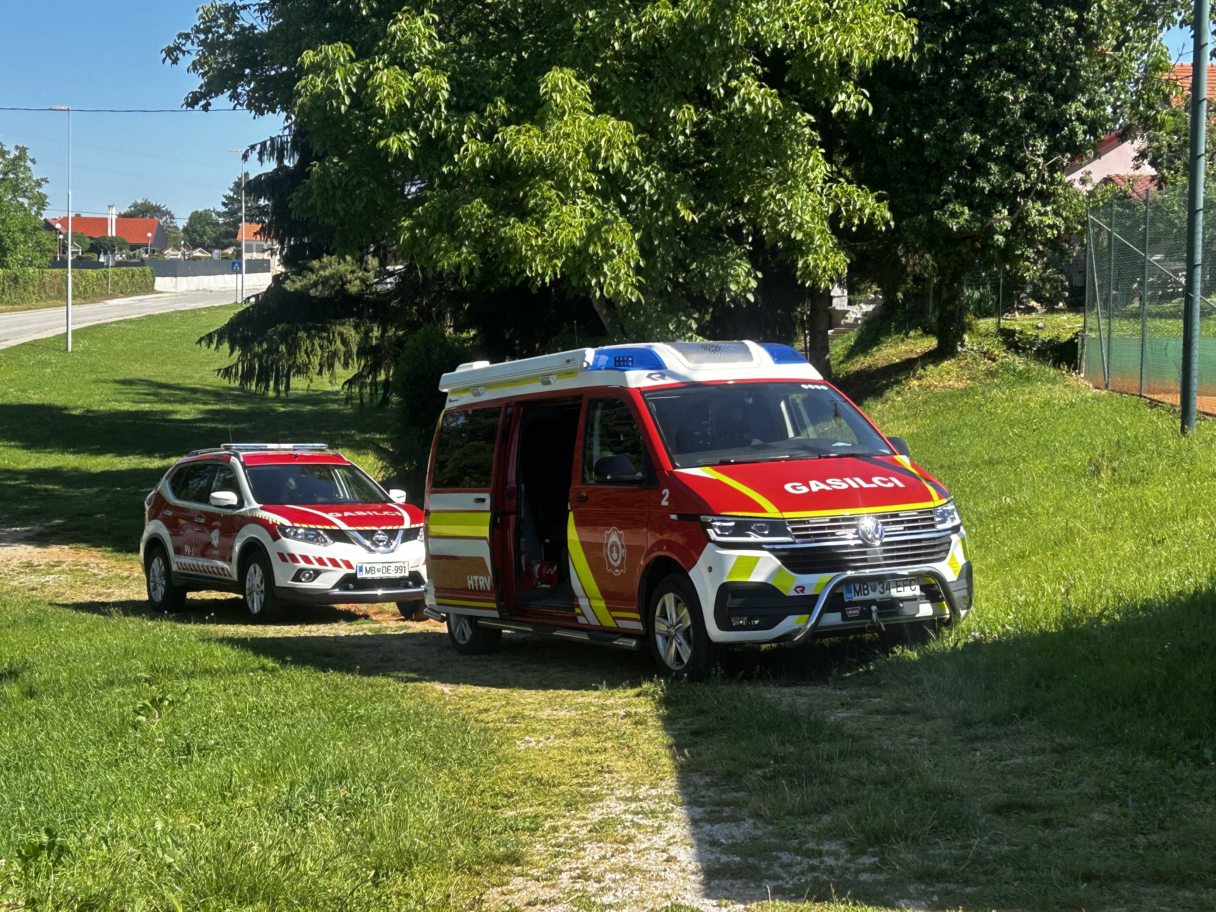 Intervencija 2026/50 — Zavarovanje kraja pristanka helikopterja